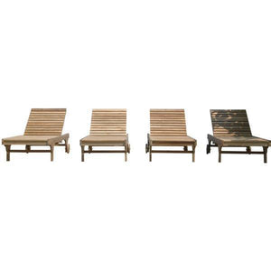 Anderson Teak Capri Sun Lounger 4-Pieces Set Lounger