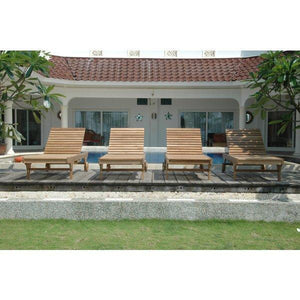 Anderson Teak Capri Sun Lounger 4-Pieces Set Lounger