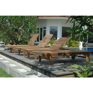 Anderson Teak Capri Sun Lounger 4-Pieces Set Lounger