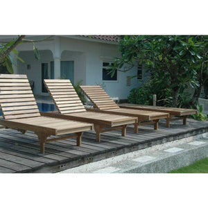 Anderson Teak Capri Sun Lounger 4-Pieces Set Lounger