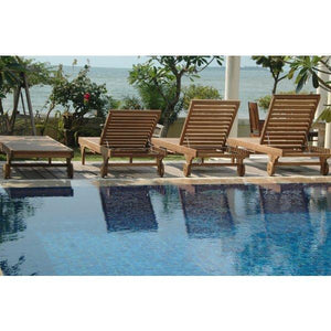 Anderson Teak Capri Sun Lounger 4-Pieces Set Lounger