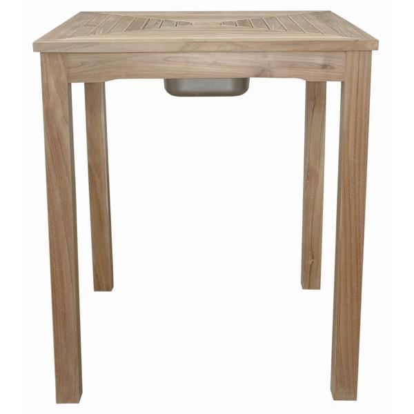 Anderson Teak Chatsworth Ice Chiller Bar Table bar table