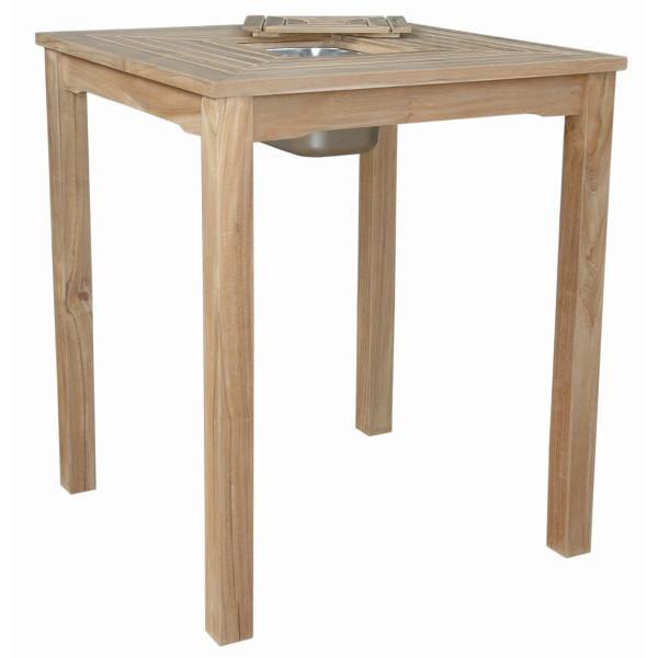 Anderson Teak Chatsworth Ice Chiller Bar Table bar table
