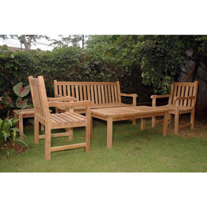 Anderson Teak Classic 3-Seater 5-Pieces Conversation Set Seating Set
