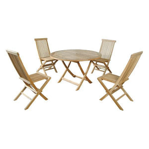 Anderson Teak Classic Bahama 5-Pieces Folding Dining Set Dining Set