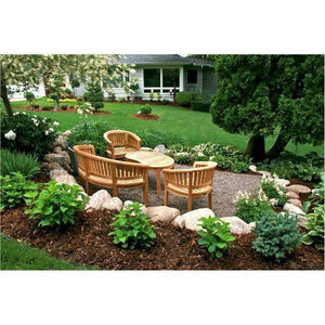 Anderson Teak Curve 4-Pieces Conversation Set Seating Set