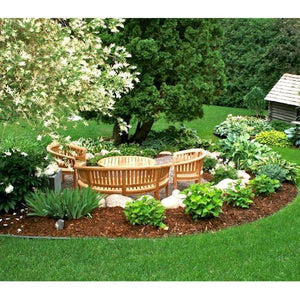 Anderson Teak Curve 4-Pieces Conversation Set Seating Set