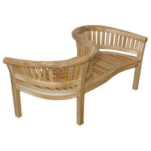 Anderson Teak Curve Love Seat Bench Garden Bench