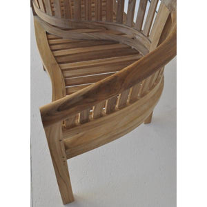 Anderson Teak Curve Love Seat Bench Garden Bench