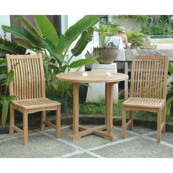 Teak 3 piece online bistro set