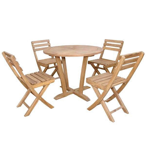 Anderson Teak Descanso Alabama 5-Pieces Bistro Set dining set