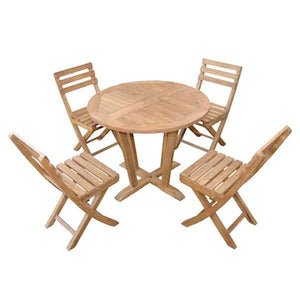 Anderson Teak Descanso Alabama 5-Pieces Bistro Set dining set