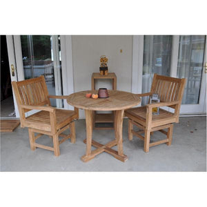 Anderson Teak Descanso Rialto 3-Pieces Bistro Set Dining Set