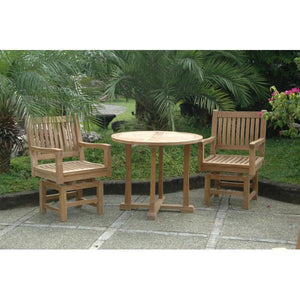 Anderson Teak Descanso Rialto 3-Pieces Bistro Set Dining Set