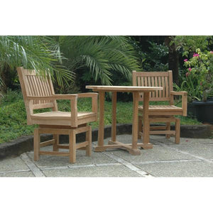 Anderson Teak Descanso Rialto 3-Pieces Bistro Set Dining Set