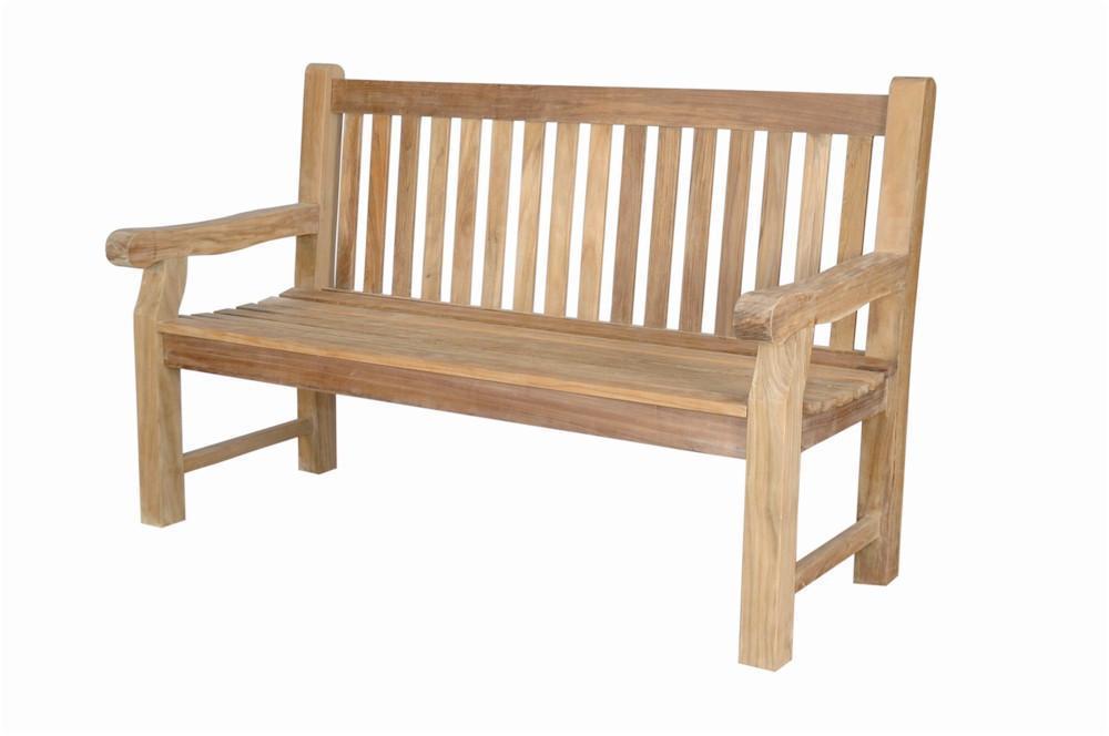 Anderson Teak Devonshire Extra Thick Bench Garden Benches No Cushion / 3 Seater