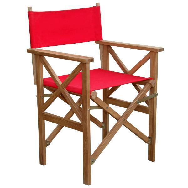 Anderson Teak Director Folding Armchair With Canvas ( Sold As A Pair) Folding Chair