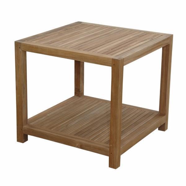 Anderson Teak Glenmore 22&quot; Side Table With 1-Tier Side Table