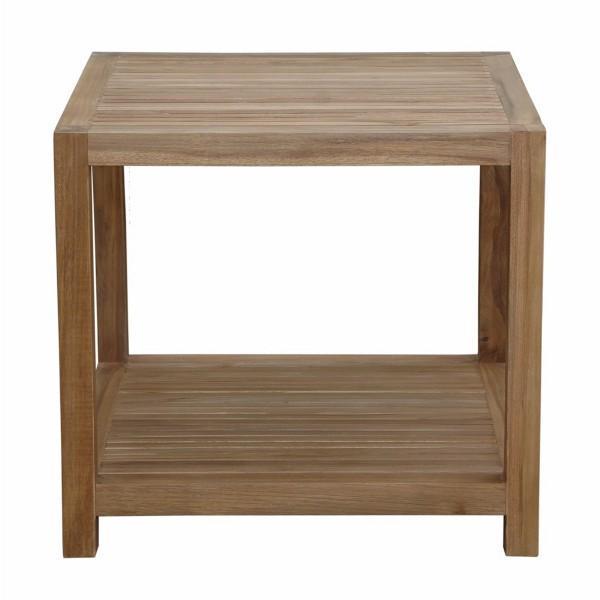 Anderson Teak Glenmore 22&quot; Side Table With 1-Tier Side Table