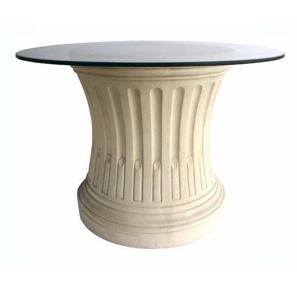 Anderson Teak Louis XVI Fluted Table Outdoor Tables
