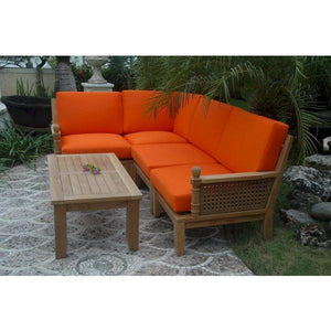 Anderson Teak Luxe 5-Pieces Modular Set Seating Set