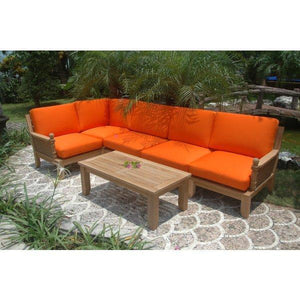 Anderson Teak Luxe 6-Pieces Modular Set Seating Set