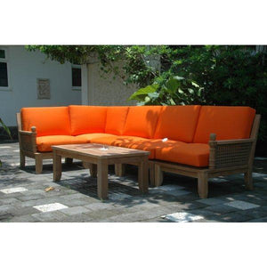 Anderson Teak Luxe 6-Pieces Modular Set Seating Set