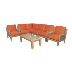 Anderson Teak Luxe 7-Pieces Modular Set Seating Set
