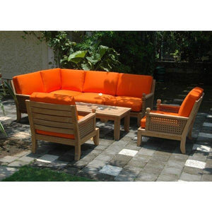 Anderson Teak Luxe 7-Pieces Modular Set Seating Set