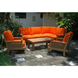 Anderson Teak Luxe 7-Pieces Modular Set Seating Set