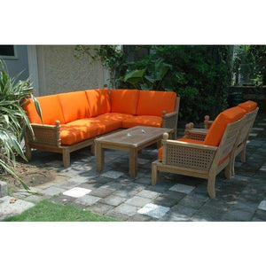 Anderson Teak Luxe 7-Pieces Modular Set Seating Set
