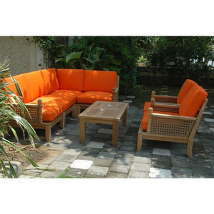 Anderson Teak Luxe 7-Pieces Modular Set Seating Set