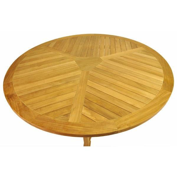 Anderson Teak Mission  51&quot; Round Table Outdoor Tables