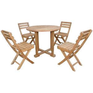 Anderson Teak Montage Alabama 5-Pieces Bistro Set dining set
