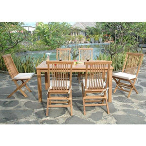 Anderson Teak Montage Bristol 7-Pieces Dining Set Dining Set