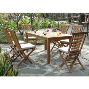 Anderson Teak Montage Bristol 7-Pieces Dining Set Dining Set