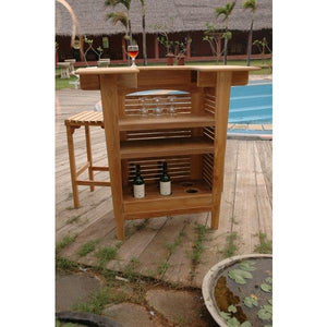 Anderson Teak Montego 3-Pieces Bar Set Bar Set