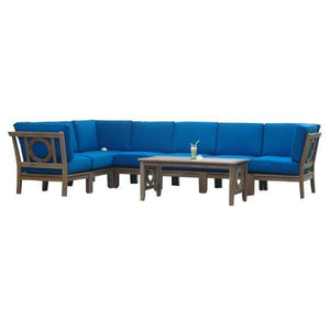 Anderson Teak Natsepa 8-Pieces Modular Set Seating Set