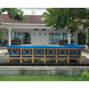 Anderson Teak Natsepa 8-Pieces Modular Set Seating Set