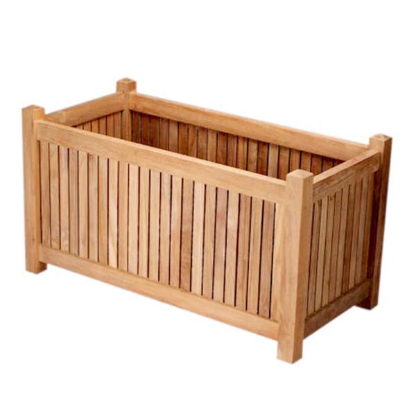 teak window box planters Anderson Teak Planter Box