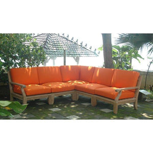Anderson Teak Riviera Luxe 5-Pieces Modular Set Seating Set