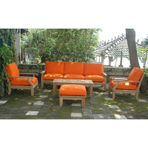 Anderson Teak Riviera Luxe 9-Pieces Modular Set Seating Set