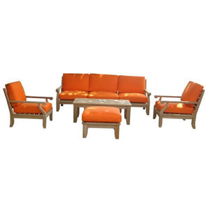 Anderson Teak Riviera Luxe 9-Pieces Modular Set Seating Set