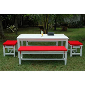 Anderson Teak Riviera Manhattan 5-Pieces Dining Set Picnic Table