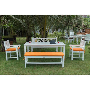 Anderson Teak Riviera Notthingham 5-Pieces Dining Set Picnic Table