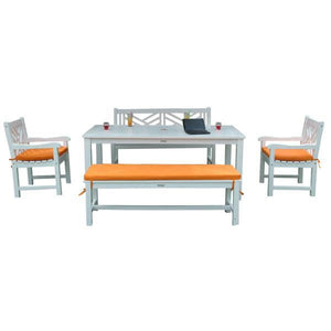 Anderson Teak Riviera Notthingham 5-Pieces Dining Set Picnic Table