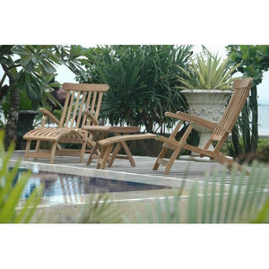 Anderson Teak Royal Steamer Katana 3-Pieces Set Seating Set