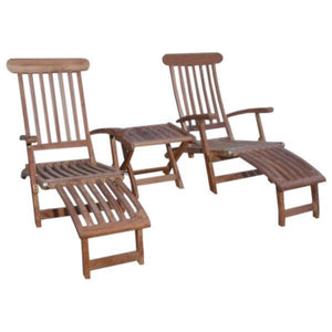Anderson Teak Royal Steamer Katana 3-Pieces Set Seating Set