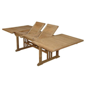 Anderson Teak Sahara 106" Rectangular Double Ext. Table tables