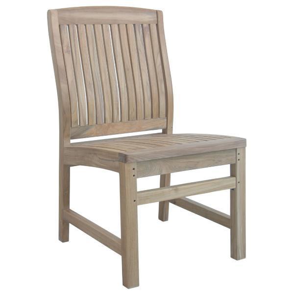 Anderson Teak Sahara Non Stack Dining Side Chair Outdoor Chairs